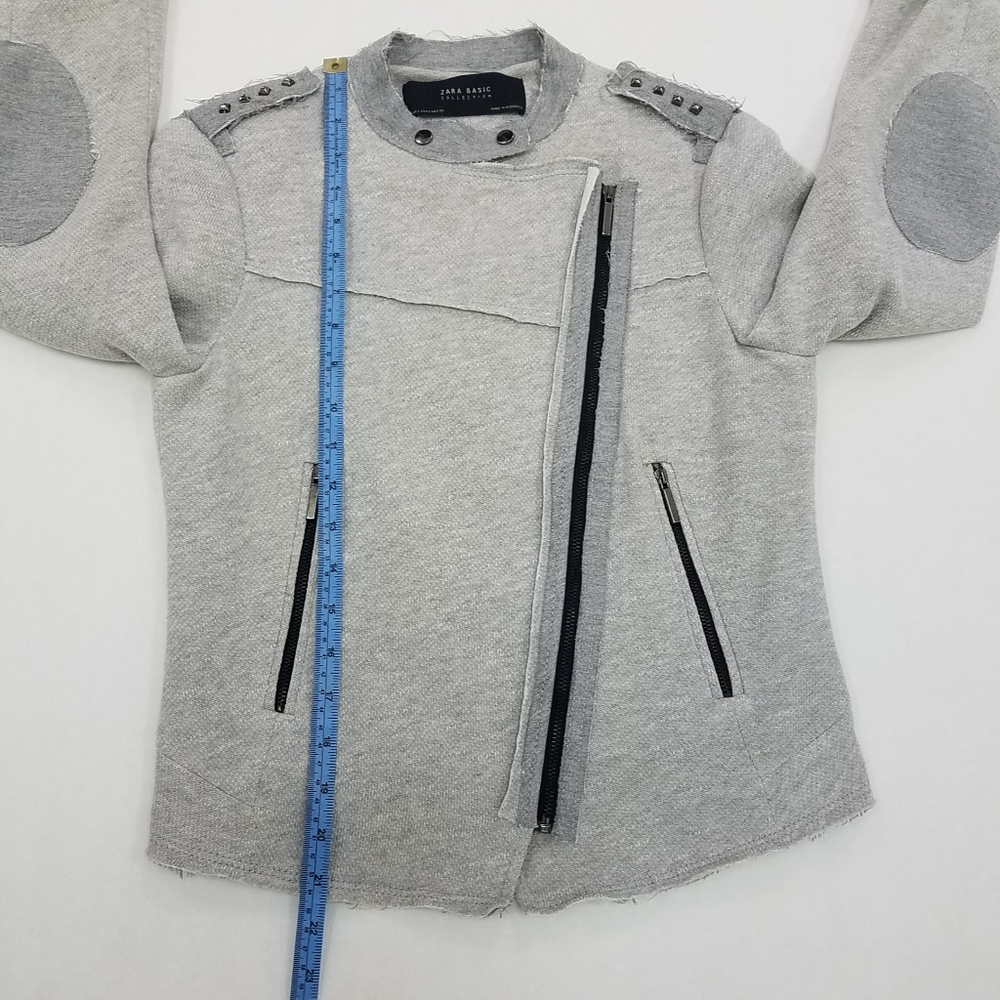 Zara Basic Collection Asymmetrical Moto Jacket - image 5